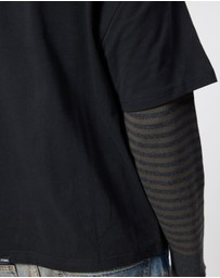 Thrills - What We Believe Layer Oversize Box Crop LS Tee