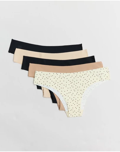 Cotton On Body - 5-Pack Invisible Cheeky Briefs