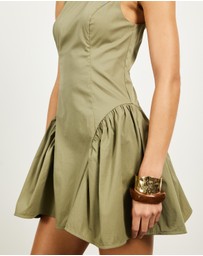 Lover - Aviva Gathered Hem Mini Dress