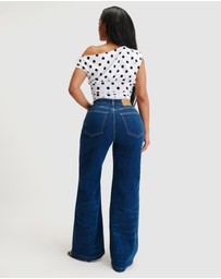 Cotton On - Curvy Stretch Wide Jeans