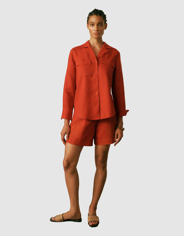 Trenery - Linen Tailored Short