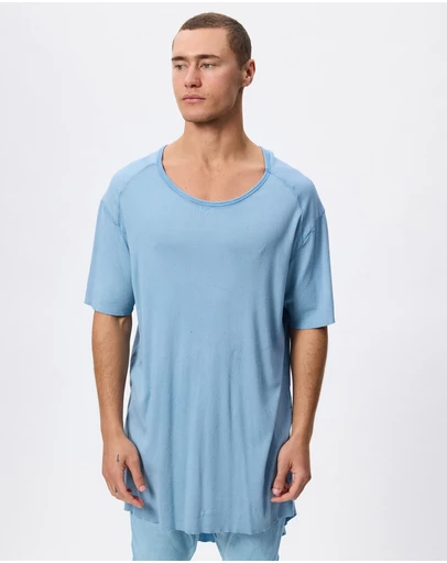 Surrounded By Ghosts - The Arsenic Relaxed Rib Knit Long Tail T-Shirt