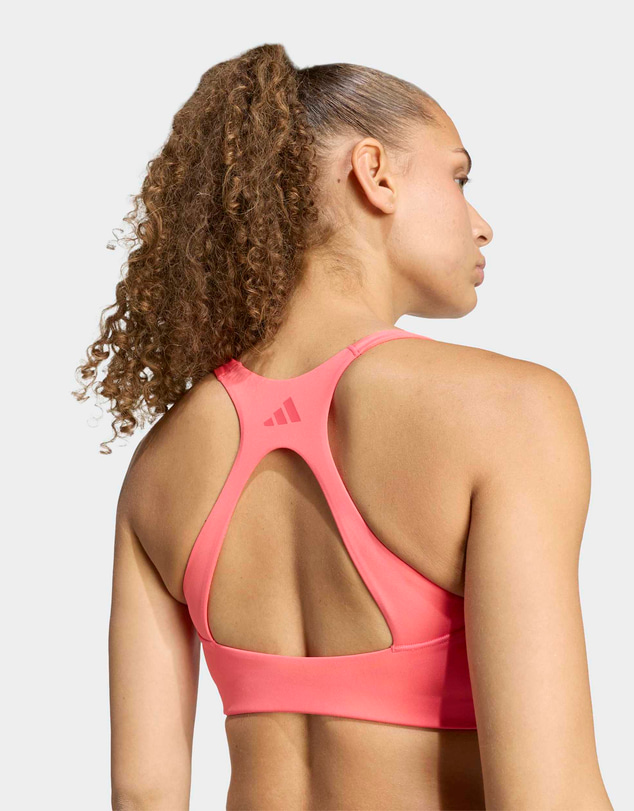 adidas Performance - Optime Workout 3-Stripes Medium Support Bra Womens