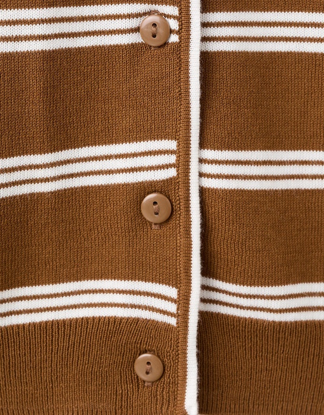 M.N.G - Cardigan With Shirt Collar