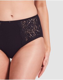 Kayser - 2 Pack Daily Essentials Stretch Lace & Cotton Full Brief (219)