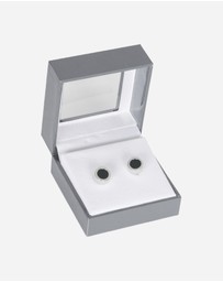 Van Heusen - Round Navy Cufflinks
