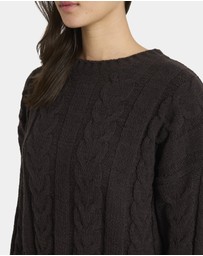Volcom - Womens Cable Cover Crew Neck