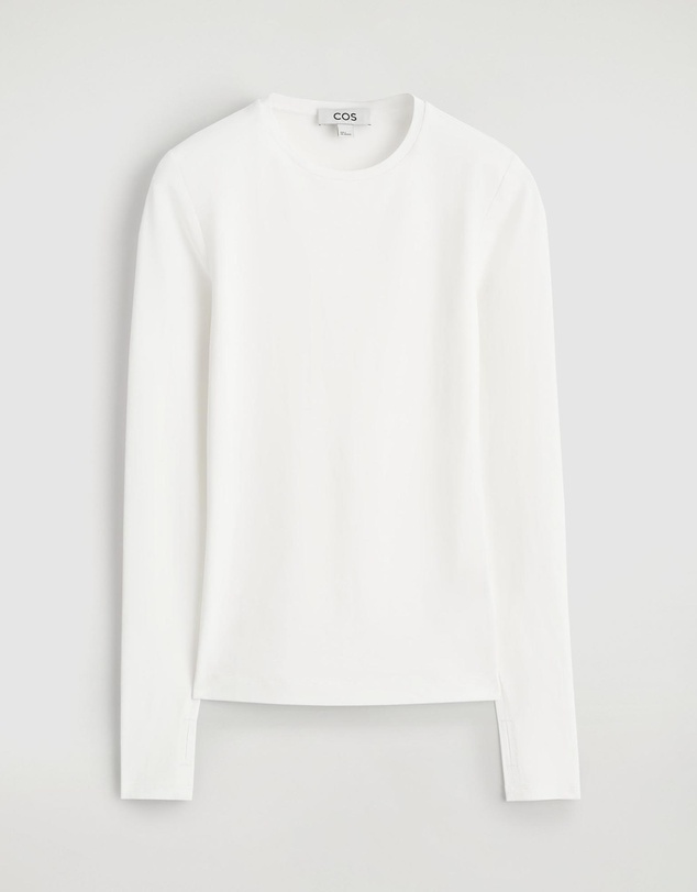 COS - Cotton Long-Sleeved Top