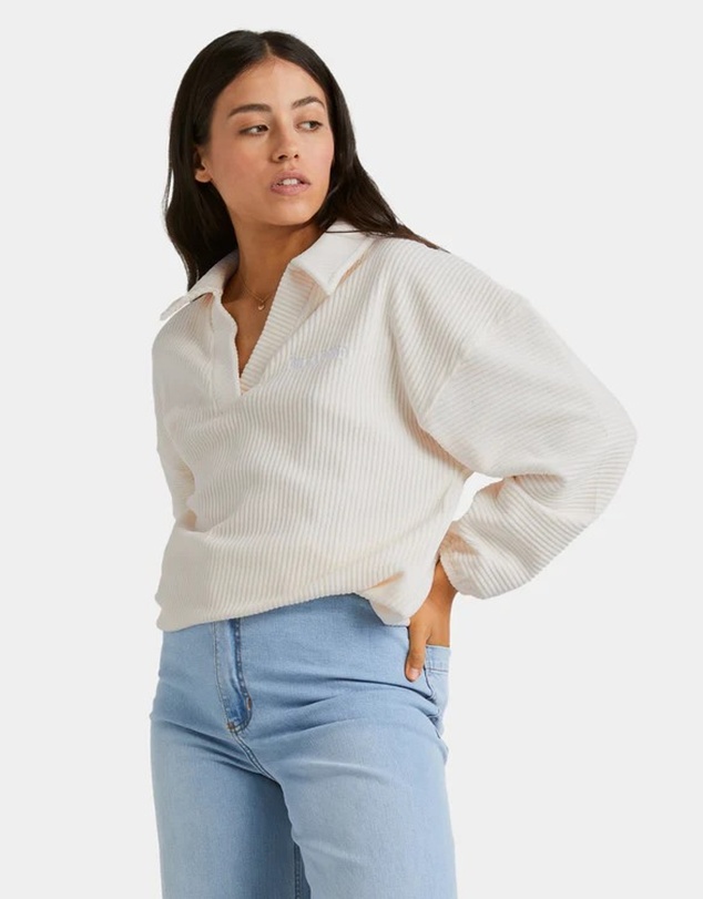 Billabong - Womens Good Day 2 Polo Long Sleeve Shirt