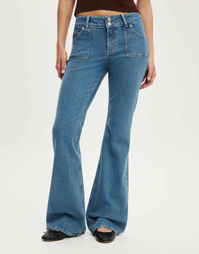 Cotton On - Mid Rise Bootcut Jeans