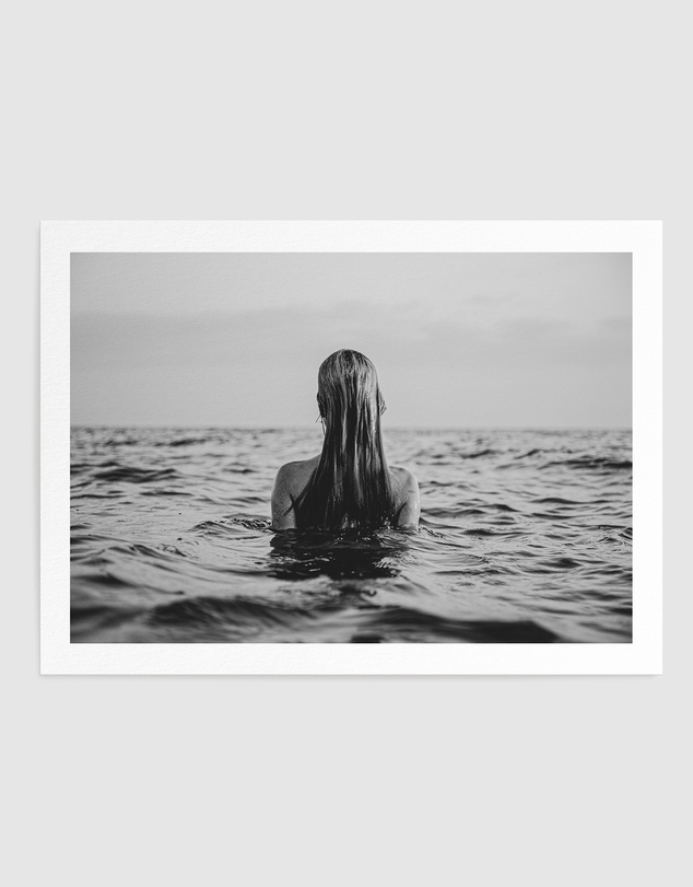 Olive et Oriel - L'Ocean I Art Print