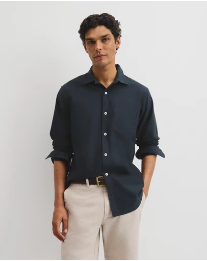 Country Road - Australian Good Earth Cotton Regular Fit Oxford Shirt