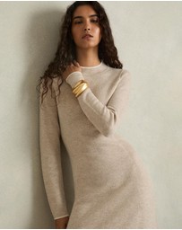 REISS - Mila Wool Blend Midi Dress