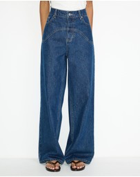 Dazie - Cansas High Rise Straight Leg Jeans