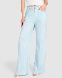 GUESS - High-Rise Bellflower Wide Leg Pants