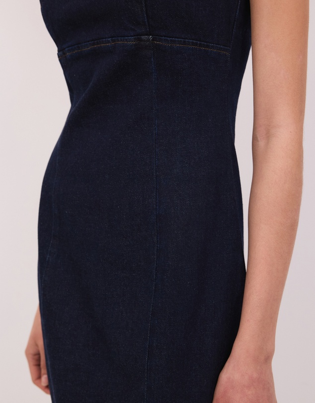 Calli - Emira Denim Midi Dress