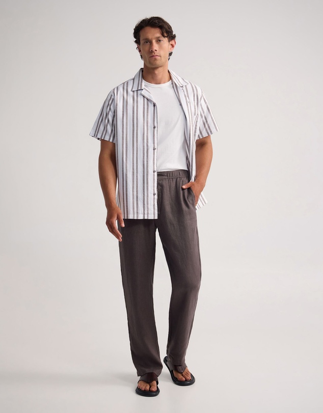 Oxford - Griffin Striped Short Sleeve Shirt