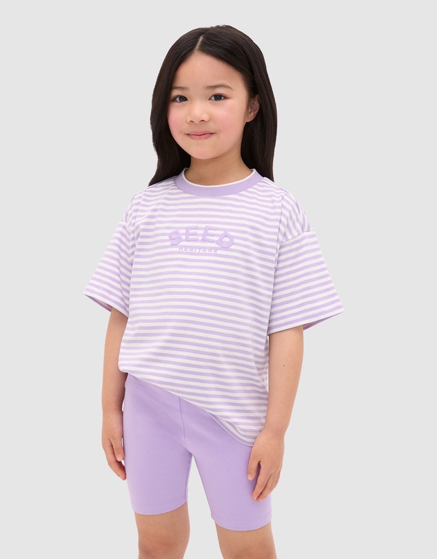 Seed Heritage - Core Stripe Logo Tee
