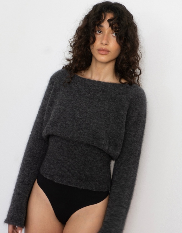 Pinky & Kamal - Mohair Ribbed Knit