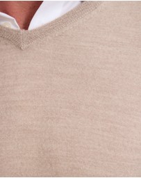 Oxford - Basic V-Neck Pure Wool Pullover