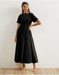 Atmos&Here - Maya Pleat Maxi Dress