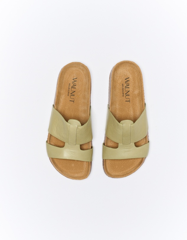 Walnut Melbourne - Bay Leather Slide