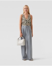 Oxford - Milka Geo Print Top