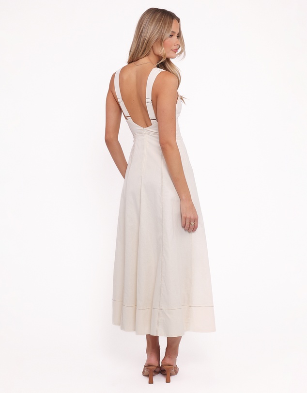 Petal & Pup - Saffron Midi Dress - Ivory