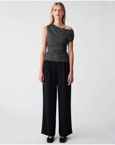 Esmaee - Oneway Stripe Top