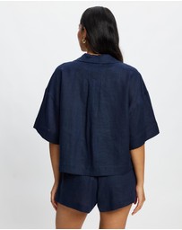 White By FTL - Bay Linen Shirt
