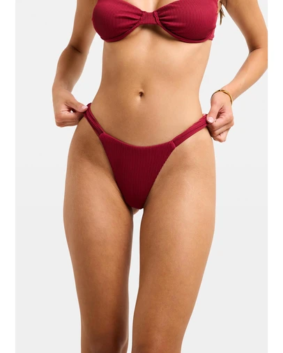 Subtitled - Rib Thick Band Bikini Bottom