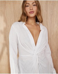 Atmos&Here - Katherine Twist Front Shirt