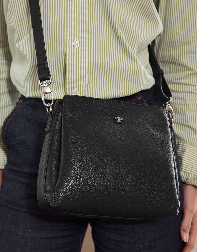 Pierre Cardin - Pierre Cardin Ladies Leather Crossbody Bag