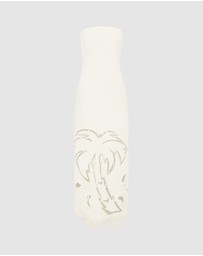 LEO LIN - Ava Applique Bustier Maxi Dress