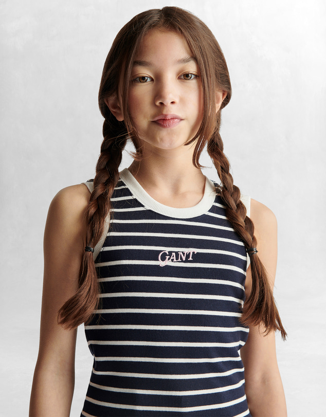 Gant - Logo Rib Striped Vest