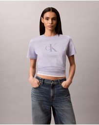 Calvin Klein Jeans - Embroidered Monogram Logo Tee