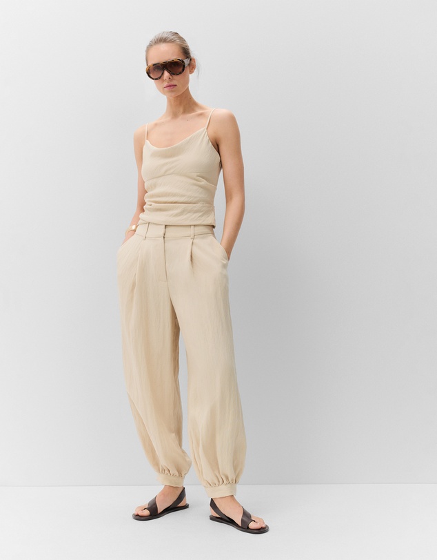 UNISON - Textured Harem Pant