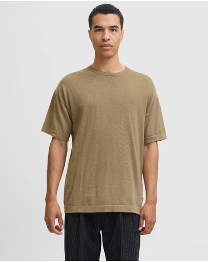 Jack & Jones - Emil Knit Tee Relaxed Fit