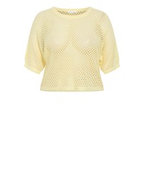 City Chic - Crochet Knit Top