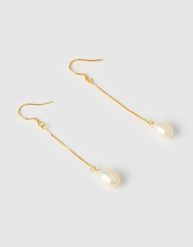 Izoa - Petra Drop Hook Earrings