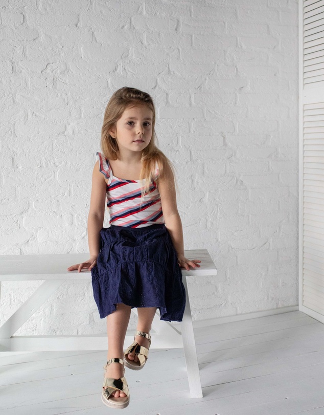 Quapi - Feden Stripe Singlet - Kids-Teens
