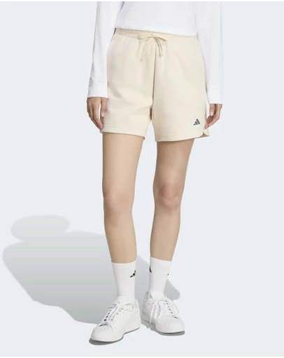 adidas Sportswear - 3 Stripes Studio Fleece Loose Shorts Womens