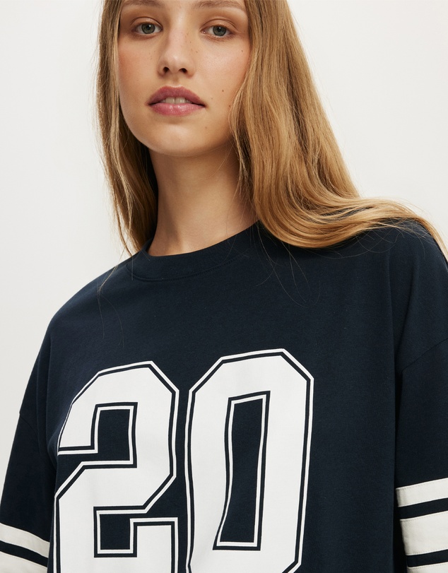 Cotton On - LS Oversized Graphic Tee