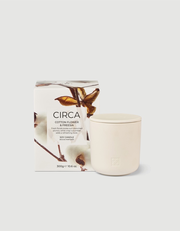 CIRCA - Cotton Flower & Freesia Soy Candle