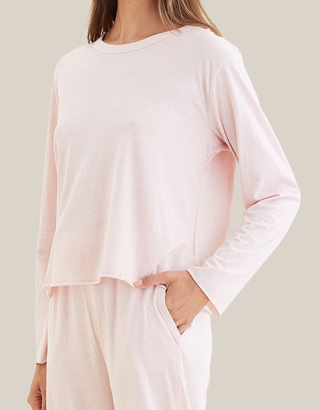 Papinelle - Jada Organic Cotton Boxy Long Sleeve Tee