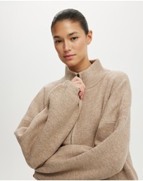 Cotton On - Luxe Tuck Hem Bomber Jacket