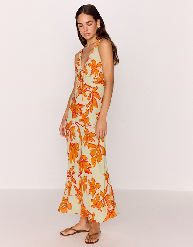 MINKPINK - Estelle Keyhole Midi Dress