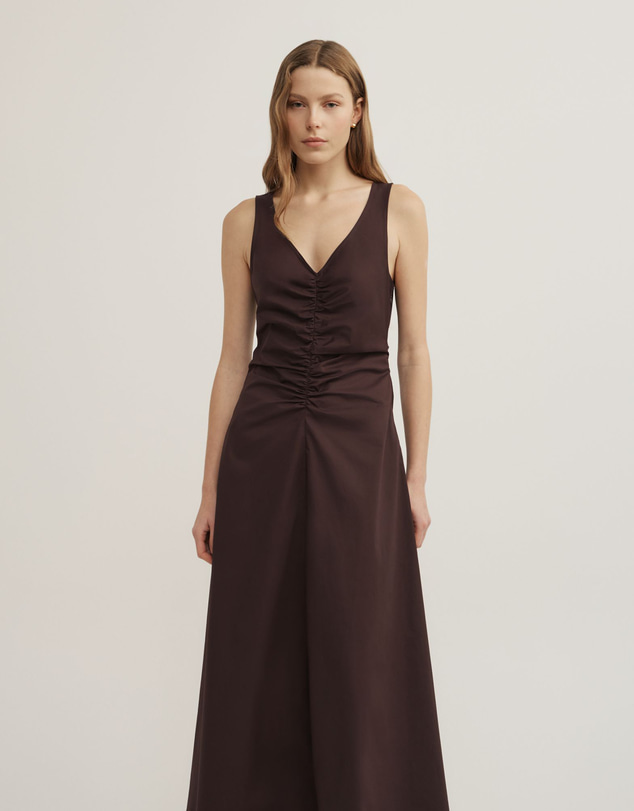 Witchery - V-neck Gather Midi Dress