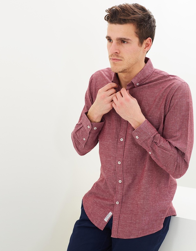 Sportscraft - Long Sleeve Regular Collins Shirt