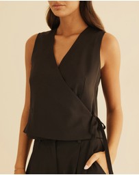 Atmos&Here - Freida Wrap Vest Top